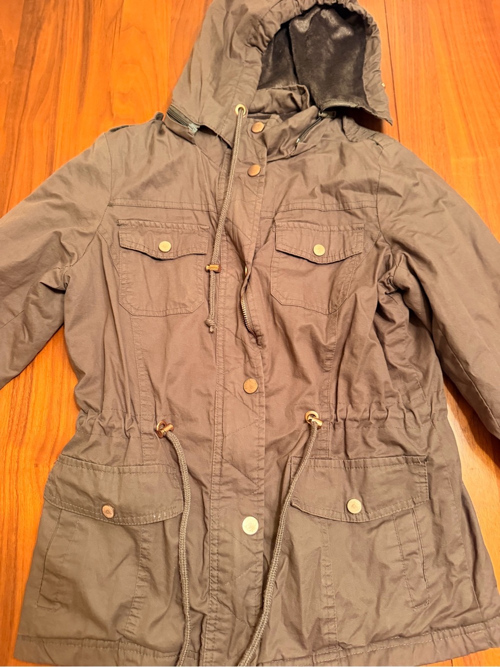 Women’s Hooded Anorak Jacket - Olive